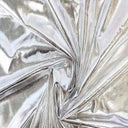Metallic Foil Spandex Fabric - Metallic Finish, 60" Width (1 Yard)