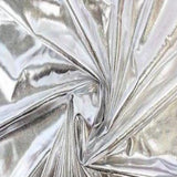 Metallic Foil Spandex Fabric - Metallic Finish, 60" Width (1 Yard)