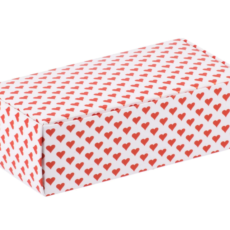 Lots of Hearts 1/2 lb. Candy Boxes Kit - 12 boxes, 12 pads & 12 gold loop ribbons