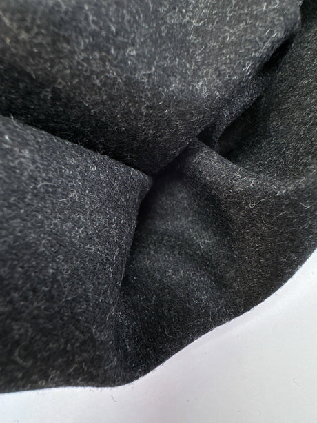 Italian Wool Tweed Melange Gray