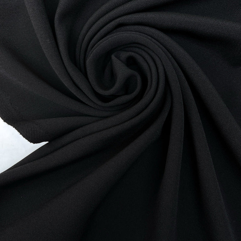 Black Wool Twill Fabric