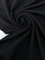 Black Wool Twill Fabric