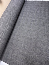 Wool Tweed Checked Gray Black