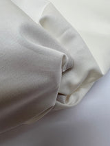 Cotton Poplin White Shade Stretch