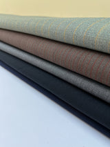 Italian Wool Fabric Gray Shades