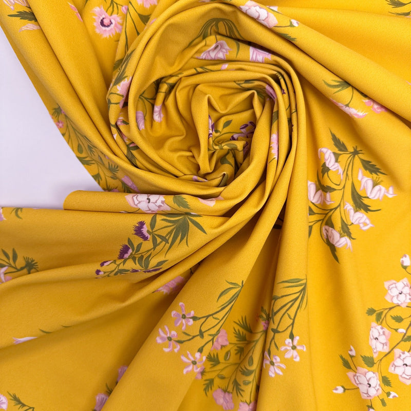 Polyamide Elastane Floral Knit