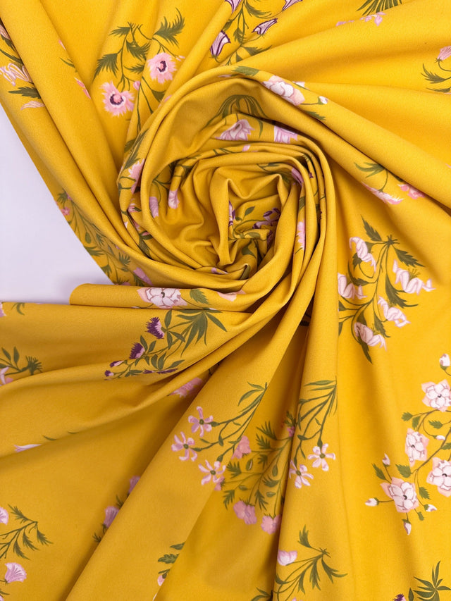Polyamide Elastane Floral Knit