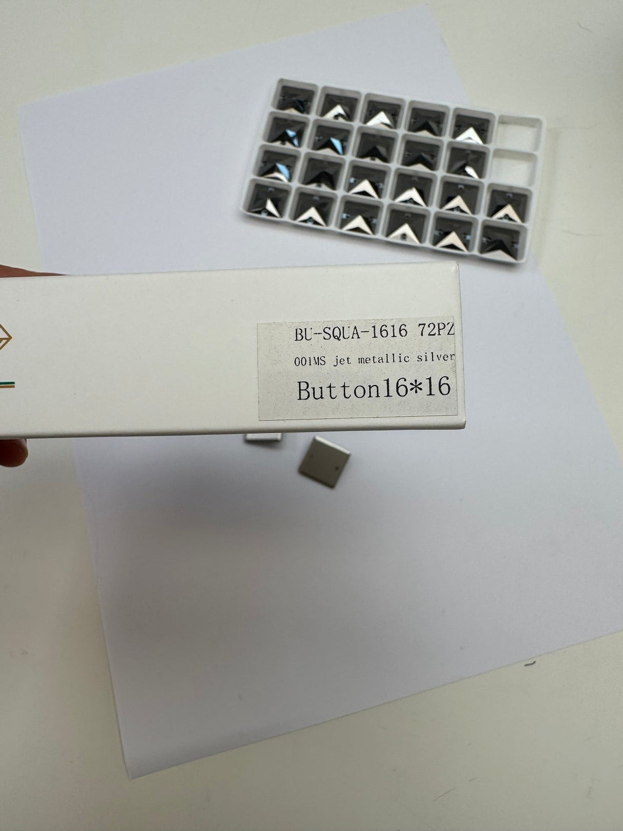 Silver Crystals Sewing Notions