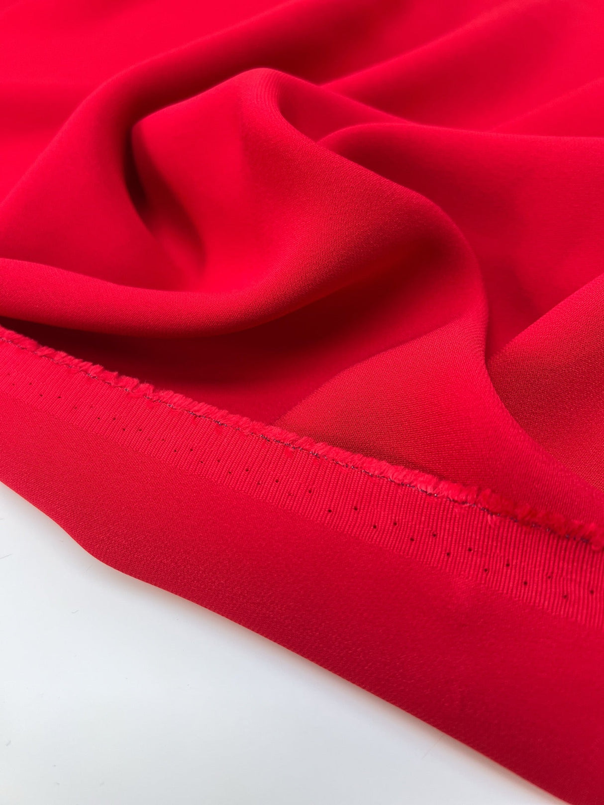 Viscose Crepe Suit Fabric Red Shade