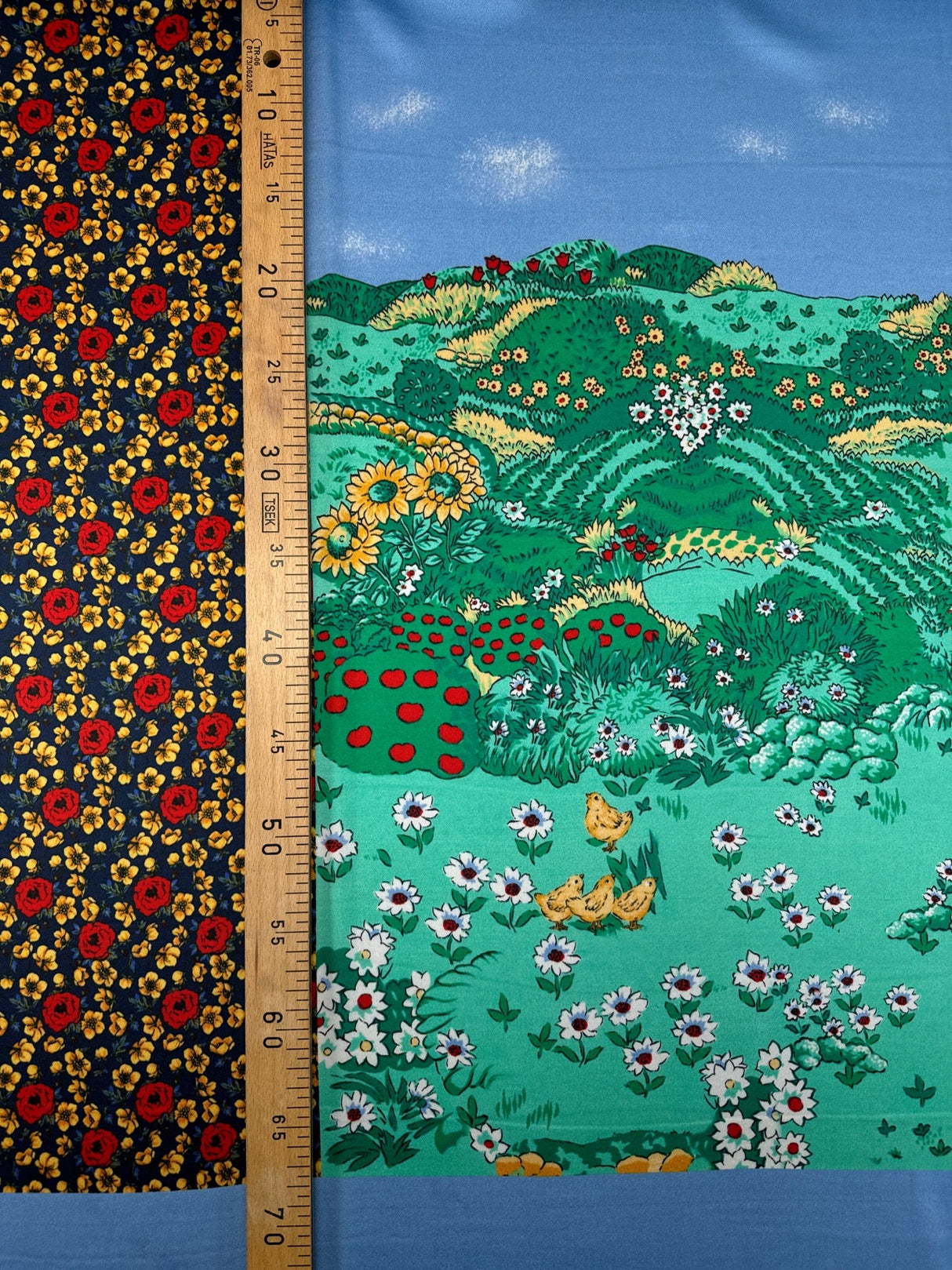 Polyester Sateen Multicolour Panel Print