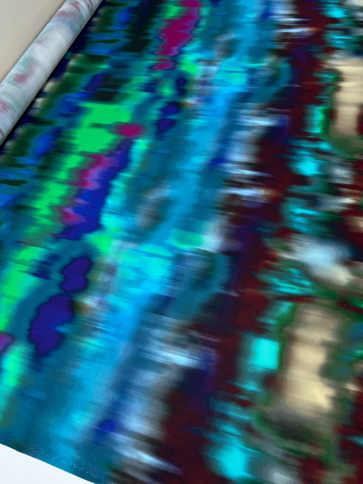 Viscose Stretch Knitted Fabric Multicolour