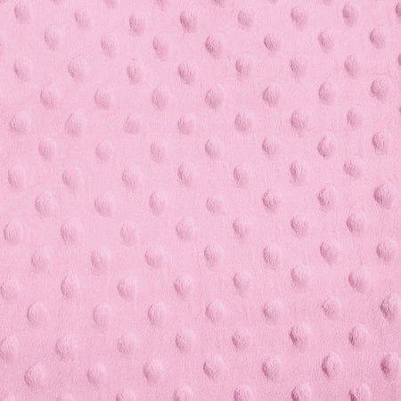 Minky Dimple Dot Faux Fur Fabric - 100 Percent Polyester, Embossed Dimple Dot, 60" Width (1 Yard)