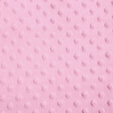 Minky Dimple Dot Faux Fur Fabric - 100 Percent Polyester, Embossed Dimple Dot, 60" Width (1 Yard)