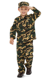 Deluxe Army Dress Up Costume Set
