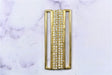 Rhinestone Connector Golden Sparkling 3 Inch