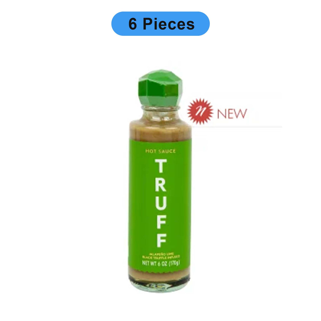 TRUFF BLACK TRUFFLE JALAPENO LIME HOT SAUCE 6 OZ BOTTLE