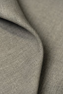 1 Yard Dark Natural Pure Linen Fabric 7 oz Softened Solid Weave 57 Inch Wide
