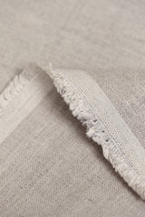 1 Yard Pure Linen Fabric Light Natural Midweight Solid 7 oz 57 Inches Wide