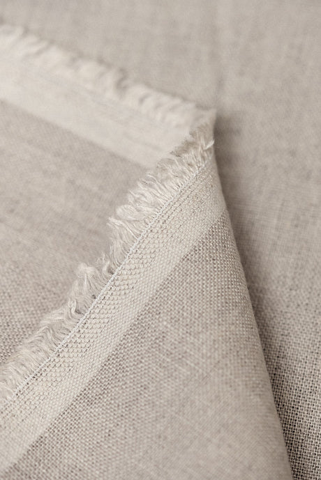 Pure Linen Light Natural Fabric