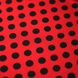 E-Z Dots Nylon Spandex Fabric - Large Polka Dots Print, 58/60" Width (1 Yard)