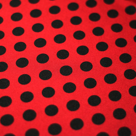 E-Z Dots Nylon Spandex Fabric - Large Polka Dots Print, 58/60" Width (1 Yard)