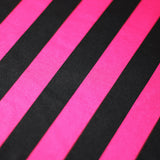 Lucky Stripes Polyester Spandex Fabric - Multi-Color 1" Wide Stripes, 58/60" Width (1 Yard)