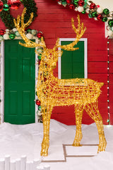 8' Giant Golden Reindeer