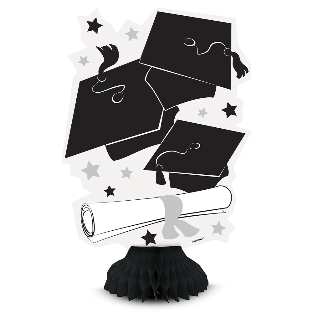 Grad Honeycomb Decorations 3-Pack