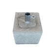 Cement Block Weight with Metal Tubing
