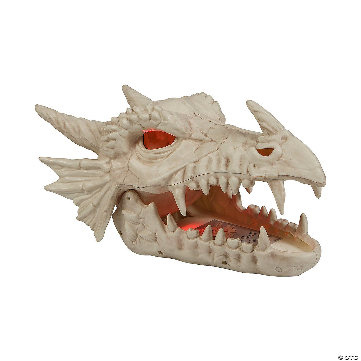 8" Light-Up Dragon Skull Candy Bowl Plastic Halloween Decoration
