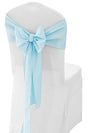 Polyester Chair Sash 8x108 Baby Blue