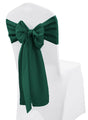 Polyester Chair Sashes 8x108 Hunter Green/Holly Green