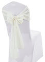 Polyester Chair Sashes 8x108 Ivory