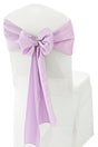 Polyester Chair Sashes Lavender 8x108
