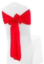 Polyester Chair Sash 8x108 Red