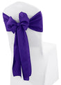 Polyester Chair Sashes 8x108 Regency Purple