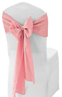 Polyester Chair Sashes 8x108 Rose Pink