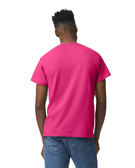 Gildan 8000 DryBlend Cotton Polyester Fabric - Heliconia, Moisture-Wicking, Classic Fit (1 Shirt)