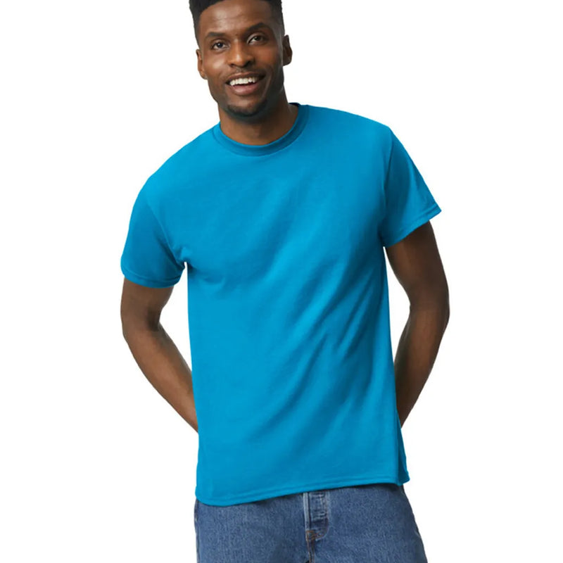 Gildan 8000 DryBlend Cotton Poly Shirt - Sapphire, Moisture-Wicking, Classic Fit (1 Piece)