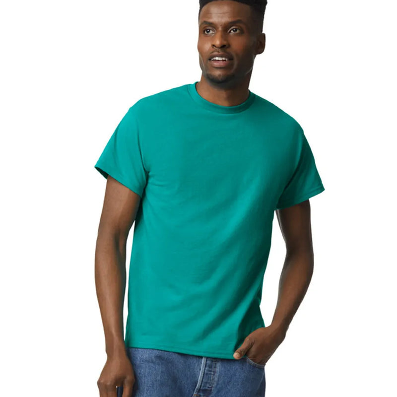 Gildan 8000 DryBlend Cotton Polyester T-Shirt Fabric - Jade Dome, Moisture-Wicking, Classic Fit (1 Piece)