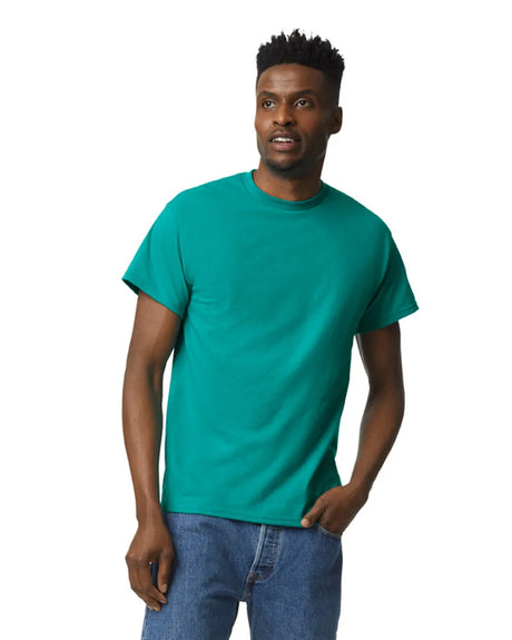 Gildan 8000 DryBlend Cotton Polyester T-Shirt Fabric - Jade Dome, Moisture-Wicking, Classic Fit (1 Piece)