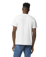 Gildan 8000 DryBlend Cotton Poly Fabric - White, Moisture-Wicking, Classic Fit (1 Piece)