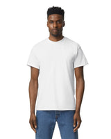 Gildan 8000 DryBlend Cotton Poly Fabric - White, Moisture-Wicking, Classic Fit (1 Piece)