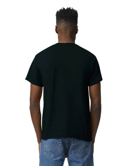 Gildan 8000 DryBlend Cotton Poly Fabric - Black, Moisture-Wicking, Classic Fit (1 Shirt)