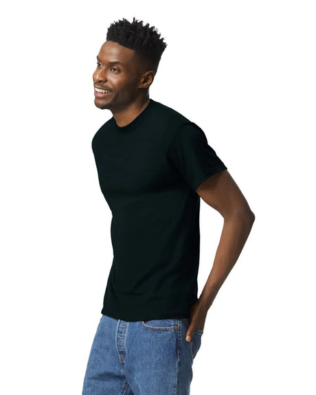 Gildan 8000 DryBlend Cotton Poly Fabric - Black, Moisture-Wicking, Classic Fit (1 Shirt)