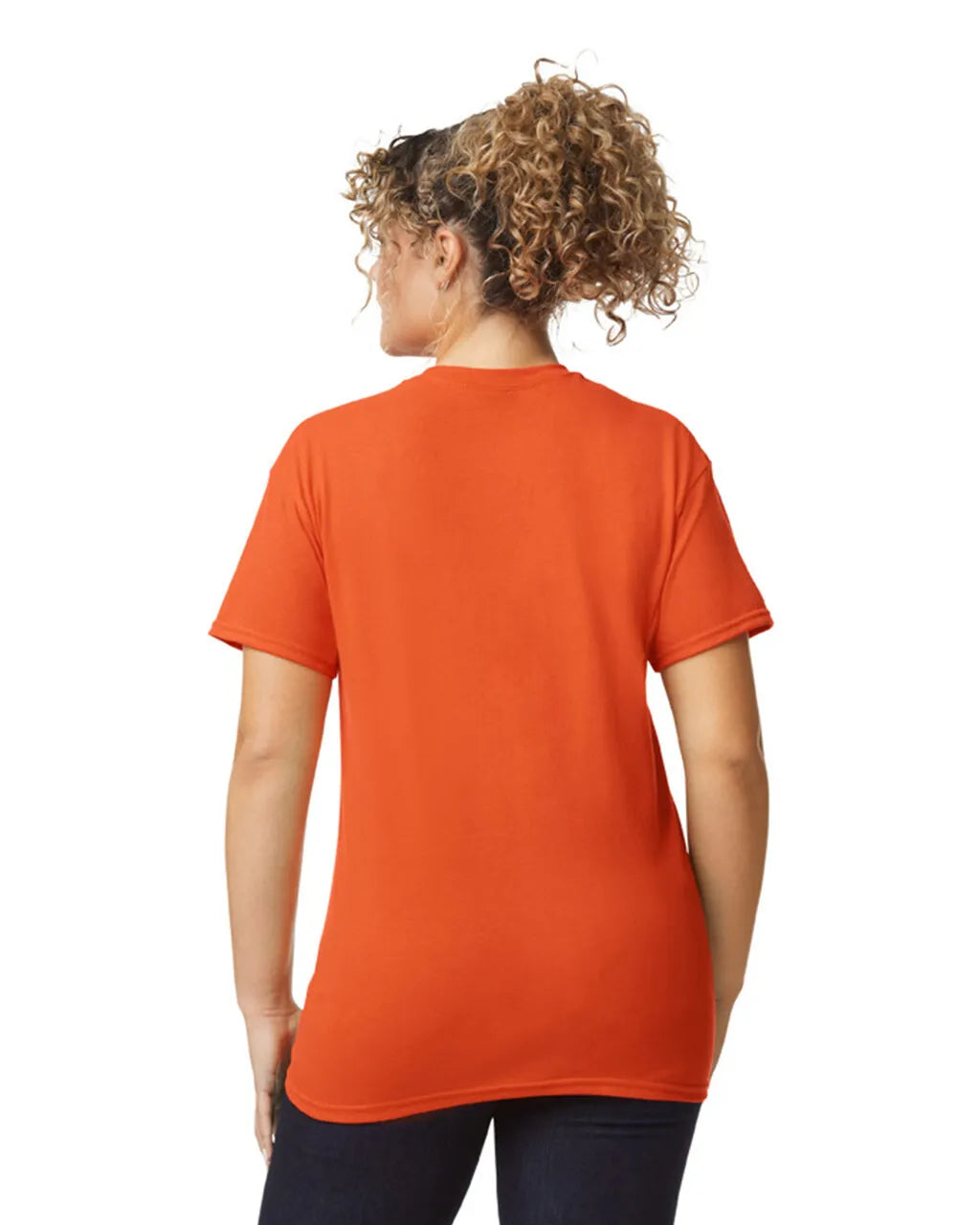 Gildan 8000 DryBlend Cotton Polyester Fabric - Orange, Moisture-Wicking, Classic Fit (1 Shirt)
