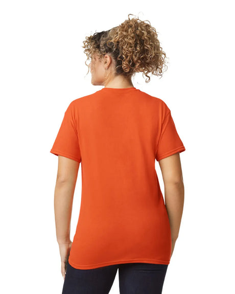 Gildan 8000 DryBlend Cotton Polyester Fabric - Orange, Moisture-Wicking, Classic Fit (1 Shirt)