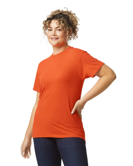 Gildan 8000 DryBlend Cotton Polyester Fabric - Orange, Moisture-Wicking, Classic Fit (1 Shirt)