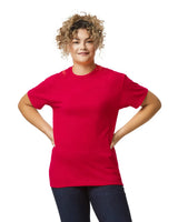 Gildan 8000 DryBlend Cotton Poly Fabric - Red, Moisture Wicking, Classic Fit (1 Piece)