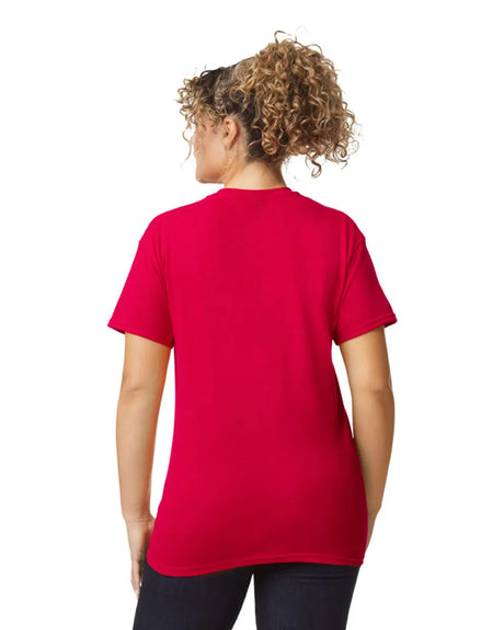 Gildan 8000 DryBlend Cotton Poly Fabric - Red, Moisture Wicking, Classic Fit (1 Piece)